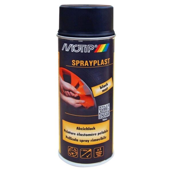 Vopsea folie detașabilă pentru jantele auto care se aplică prin pulverizare datorită recipientului tip spray.